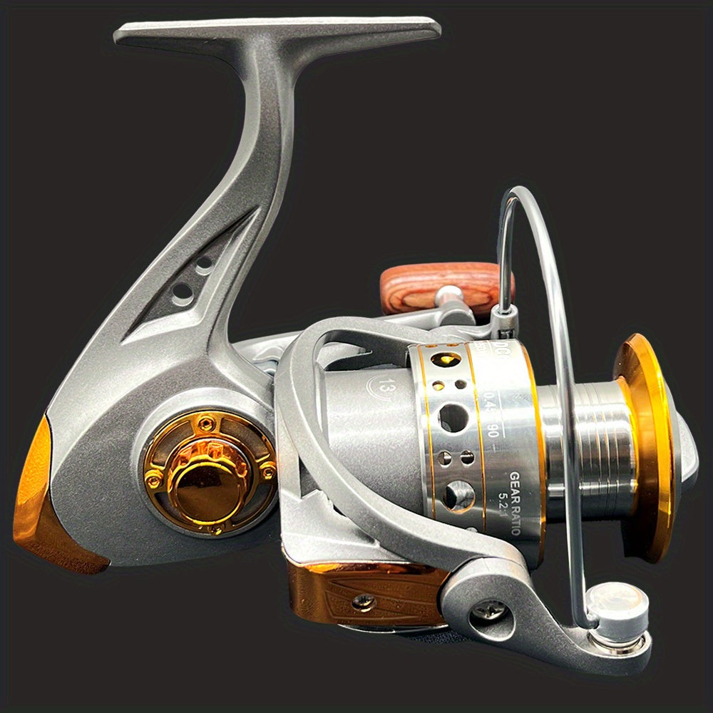 Equipamento de carretel giratório Pro Fishing com carretel fixo - Lançamento suave, arrasto preciso