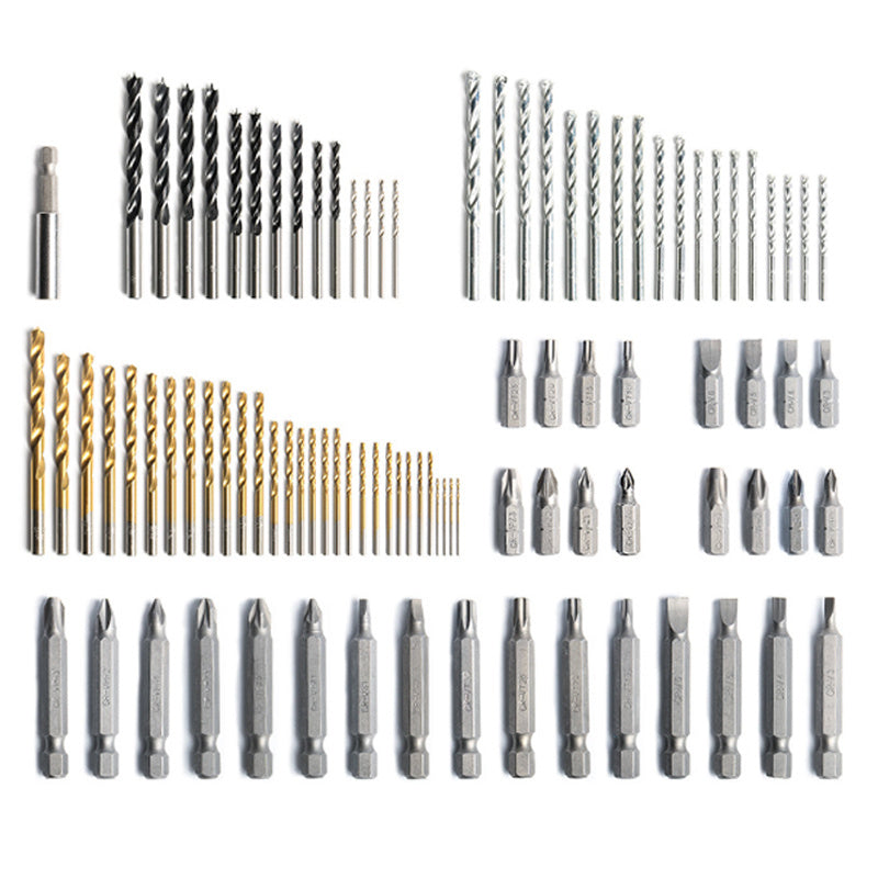 Conjunto de 246 brocas HSS revestidas de titânio - Corte, perfuração e polimento