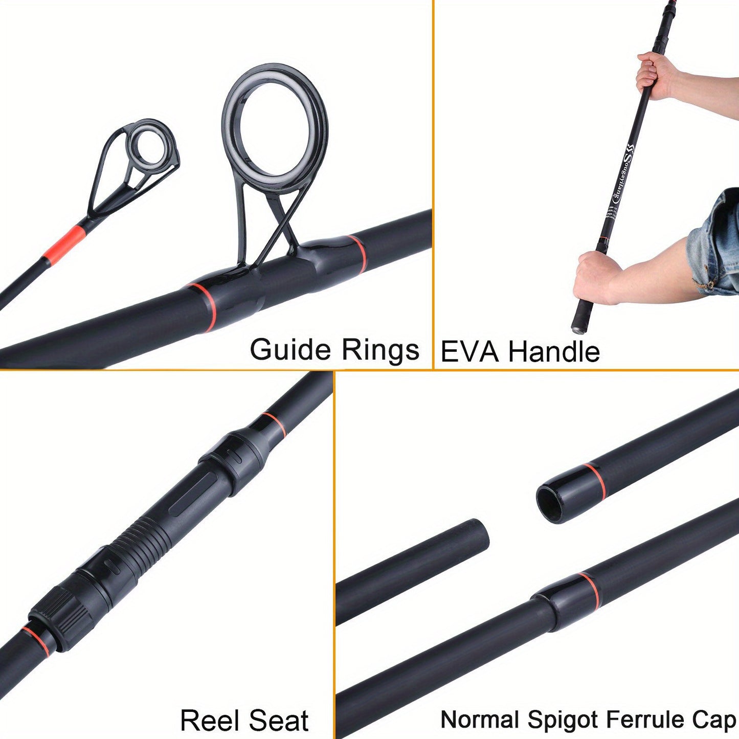 para pescadores avançados. fibra de carbono