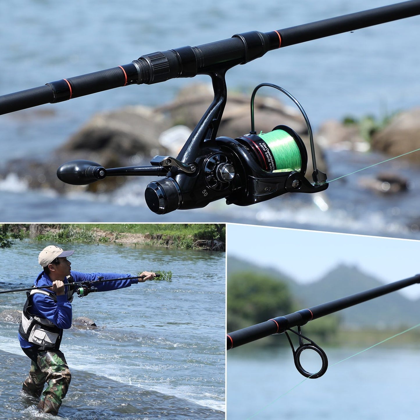para pescadores avançados. fibra de carbono