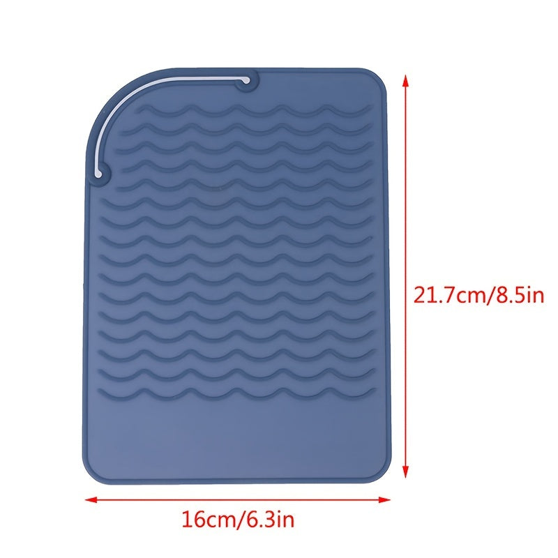 Tapete de silicone premium resistente ao calor para organiza ferramentas de cabelo para modelar sem esforço Ideal para alisadores de cabelo, chapinhas