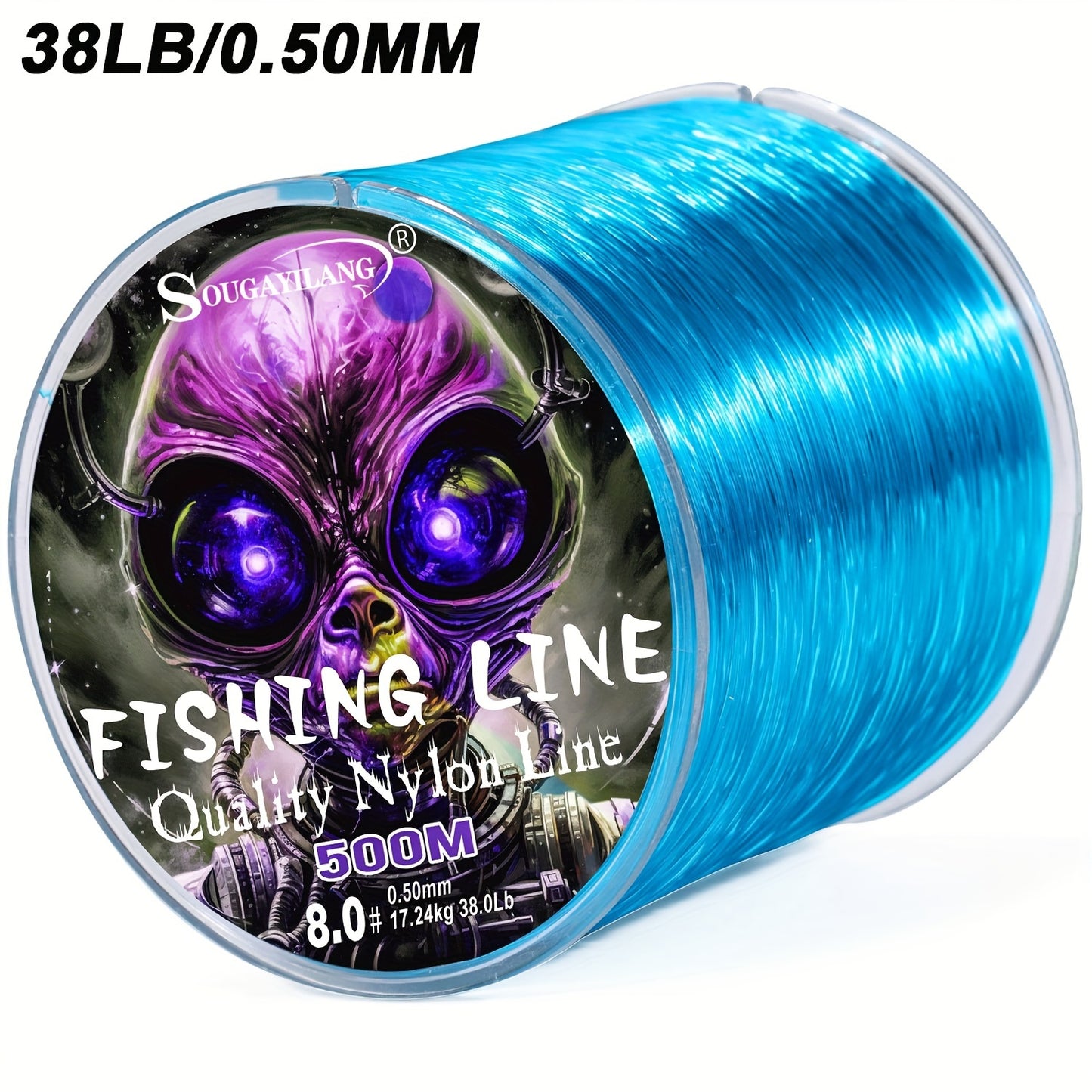 Linha de pesca de nylon ultradurável de 547 jardas/500 m da Sougayilang