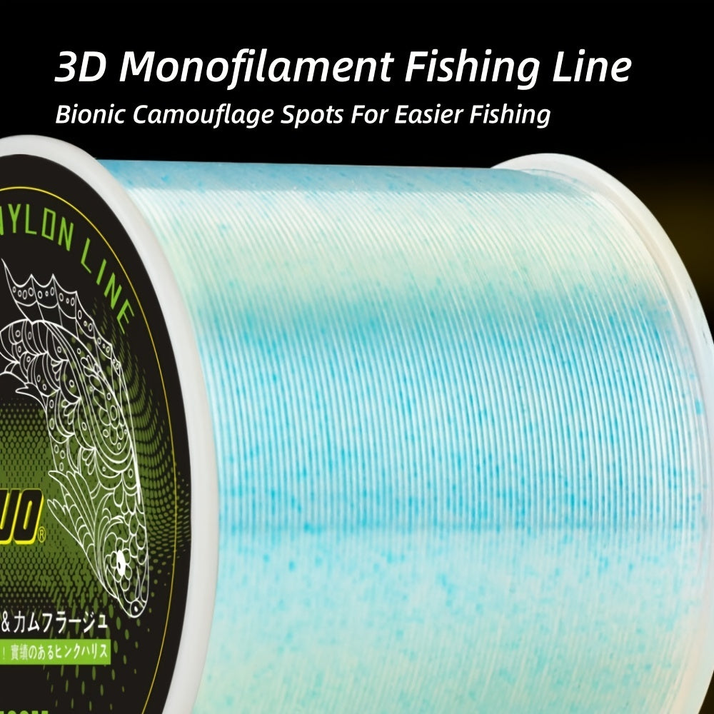 Linha de pesca invisível de 547 jardas/500 m, linha de pesca monofilamento resistencia pura