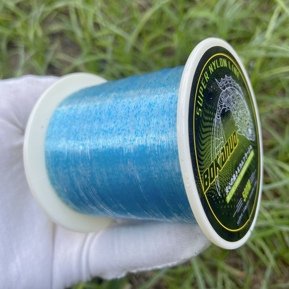 Linha de pesca invisível de 547 jardas/500 m, linha de pesca monofilamento resistencia pura