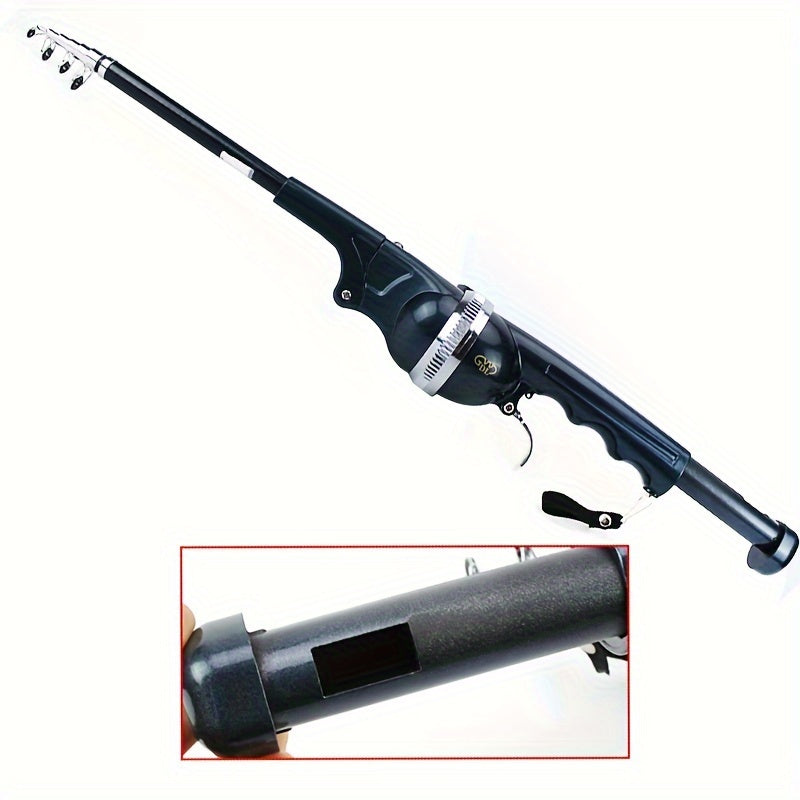 vara de pesca dobrável portátil de bolso com carretel e linha de pesca embutidos para equipamento de pesca com isca Sucesso Ativo Mais ações Enviar Título