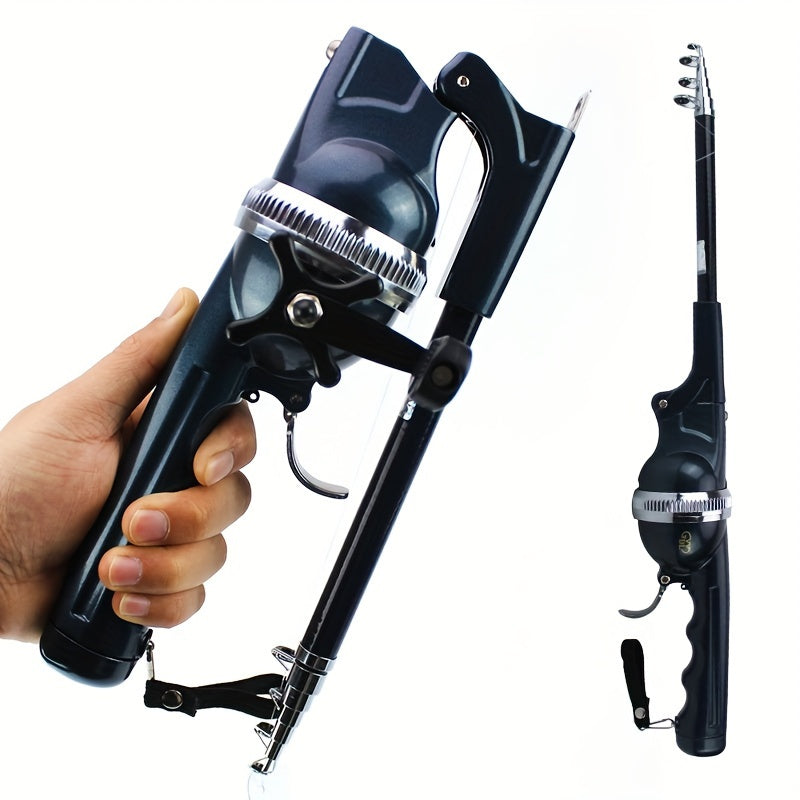 vara de pesca dobrável portátil de bolso com carretel e linha de pesca embutidos para equipamento de pesca com isca Sucesso Ativo Mais ações Enviar Título