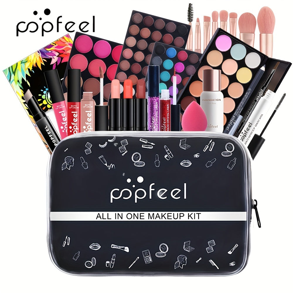 Kit completo de maquiagem para presente.