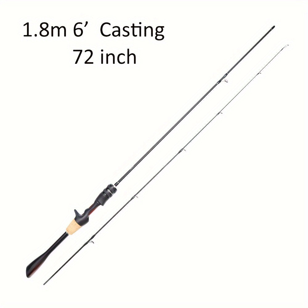 Vara de pesca ultraleve para pesca de crappie com cabo cônico