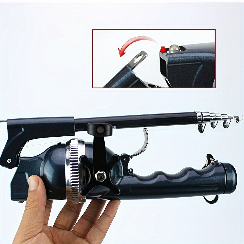 vara de pesca dobrável portátil de bolso com carretel e linha de pesca embutidos para equipamento de pesca com isca Sucesso Ativo Mais ações Enviar Título