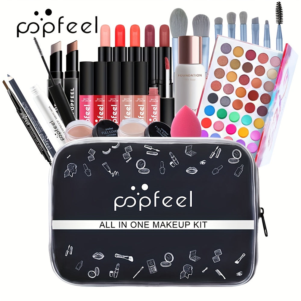 Kit completo de maquiagem para presente.
