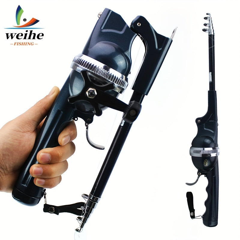 vara de pesca dobrável portátil de bolso com carretel e linha de pesca embutidos para equipamento de pesca com isca Sucesso Ativo Mais ações Enviar Título