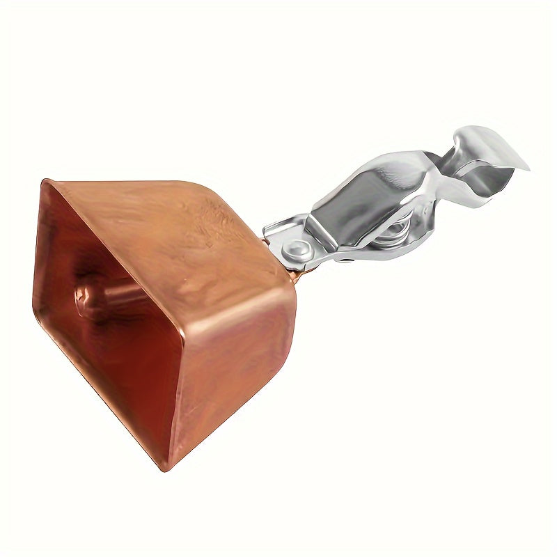 3 peças/6 peças/12 peças de vara de pescar, sino de alarme de cobre, indicador de alarme de mordida com clipe de águia, acessórios de pesca