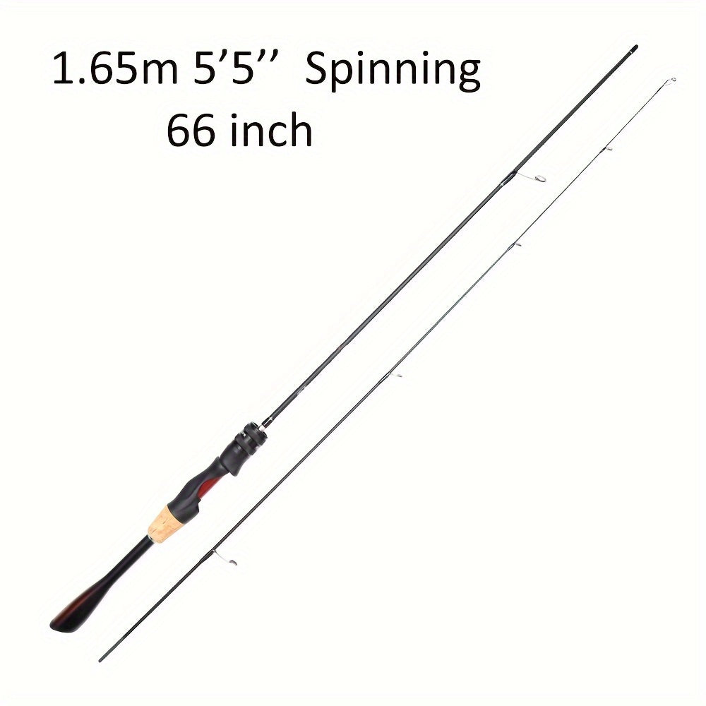 Vara de pesca ultraleve para pesca de crappie com cabo cônico