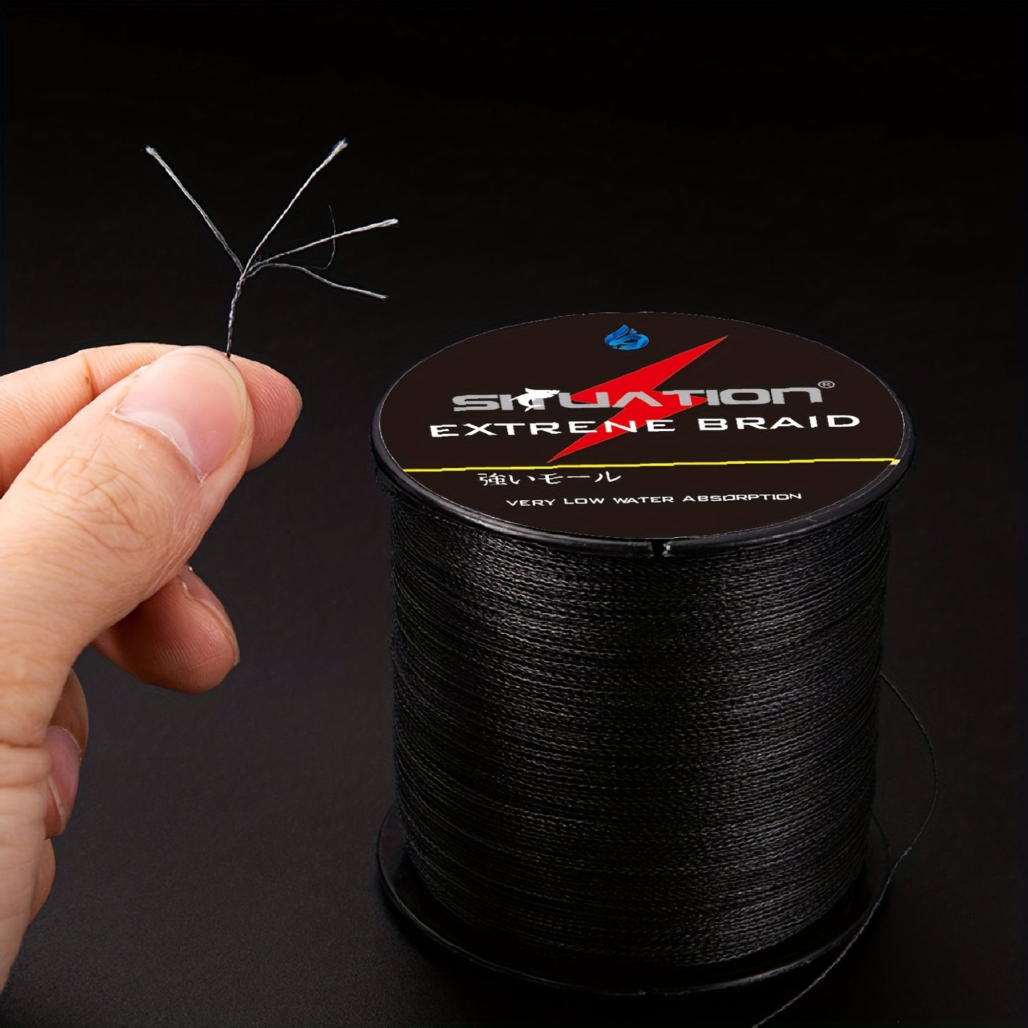 Linha de pesca resistente e suave de 500 m/1640 pés, linha trançada