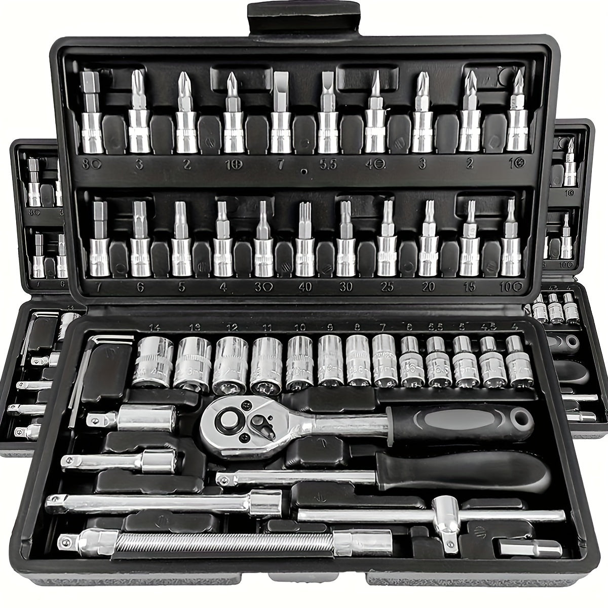 Kit de ferramentas mecânicas automotivas, Chave catraca de alta qualidade.
