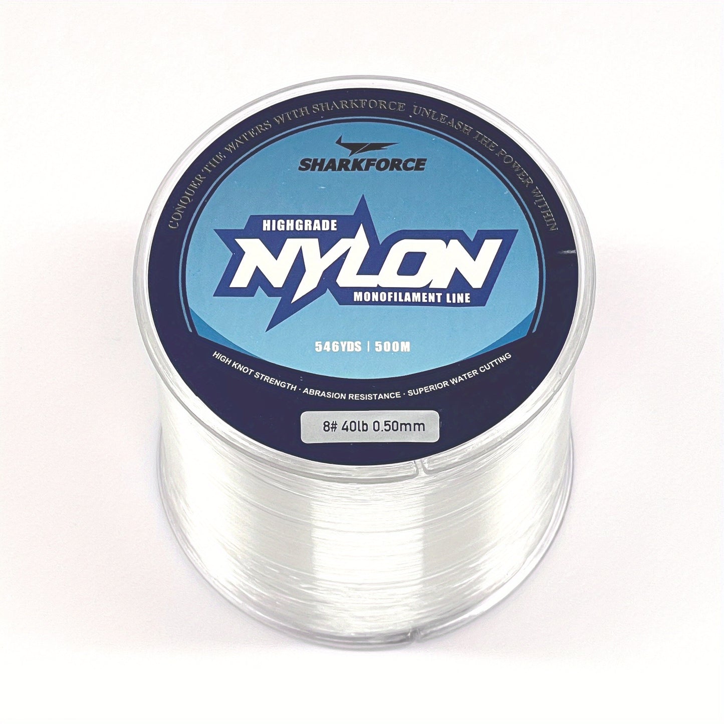 Linha de pesca monofilamento de nylon transparente de 7-40 lb...,