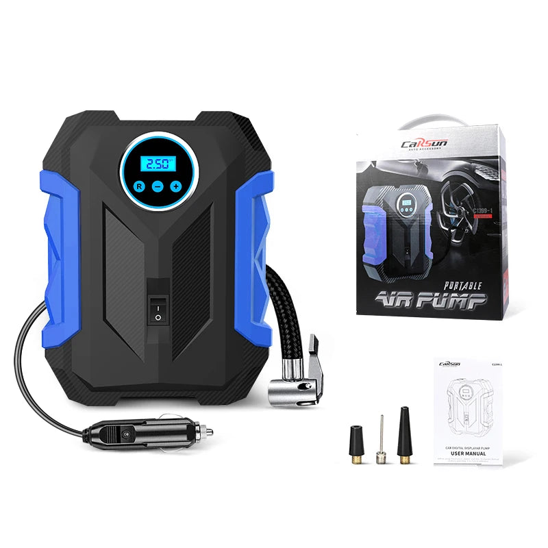 Compressor de ar portátil para automóvel.