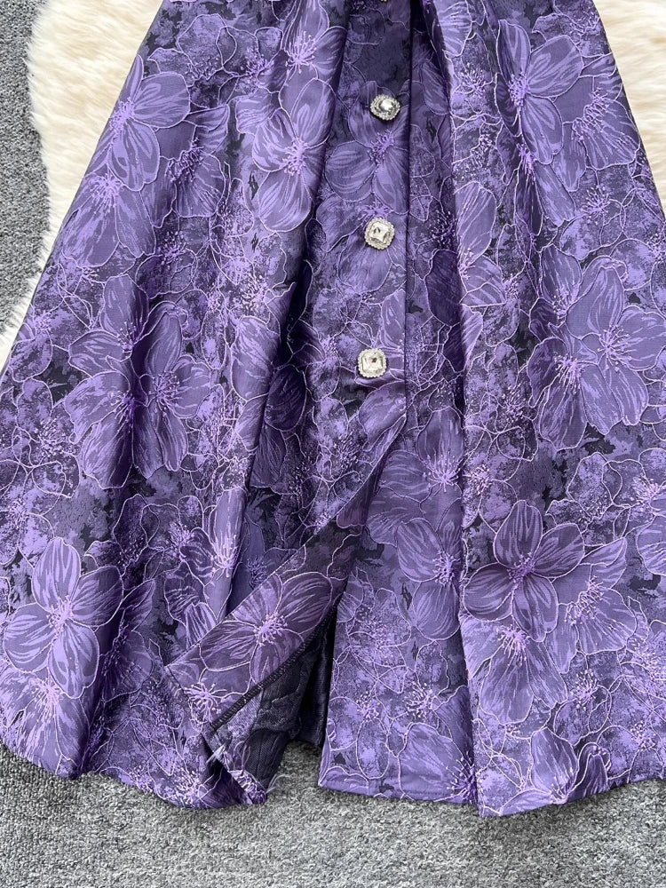Vestido de verão com estampa.