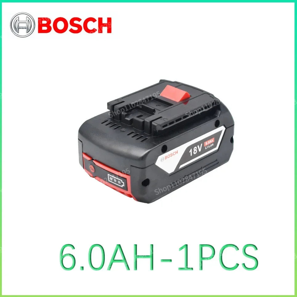Bateria de lítio original BOSCH 18V, pacote de bateria Bosch 6.0AH.