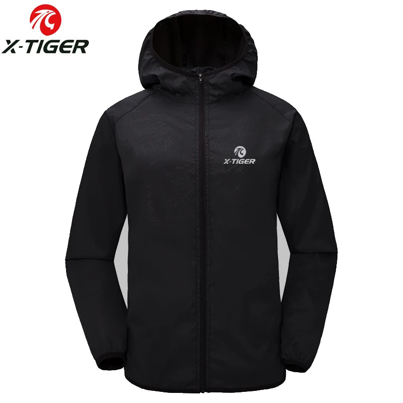 Camisa de ciclismo refletiva à prova de vento X-TIGER