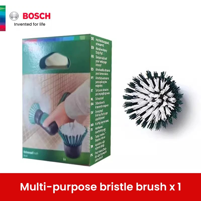 Escova de limpeza elétrica Bosch multifuncional.
