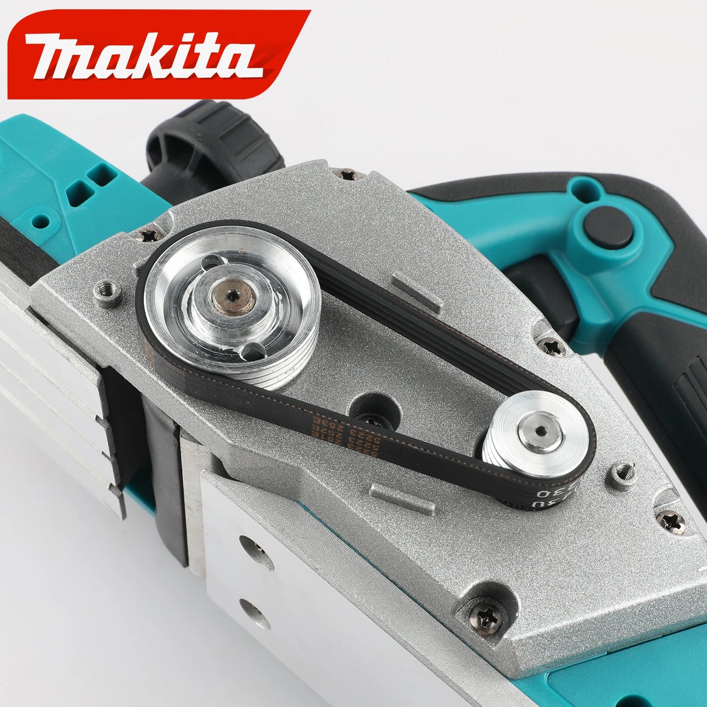 Plaina manual sem fio Makita de 18 V compatível com bateria.