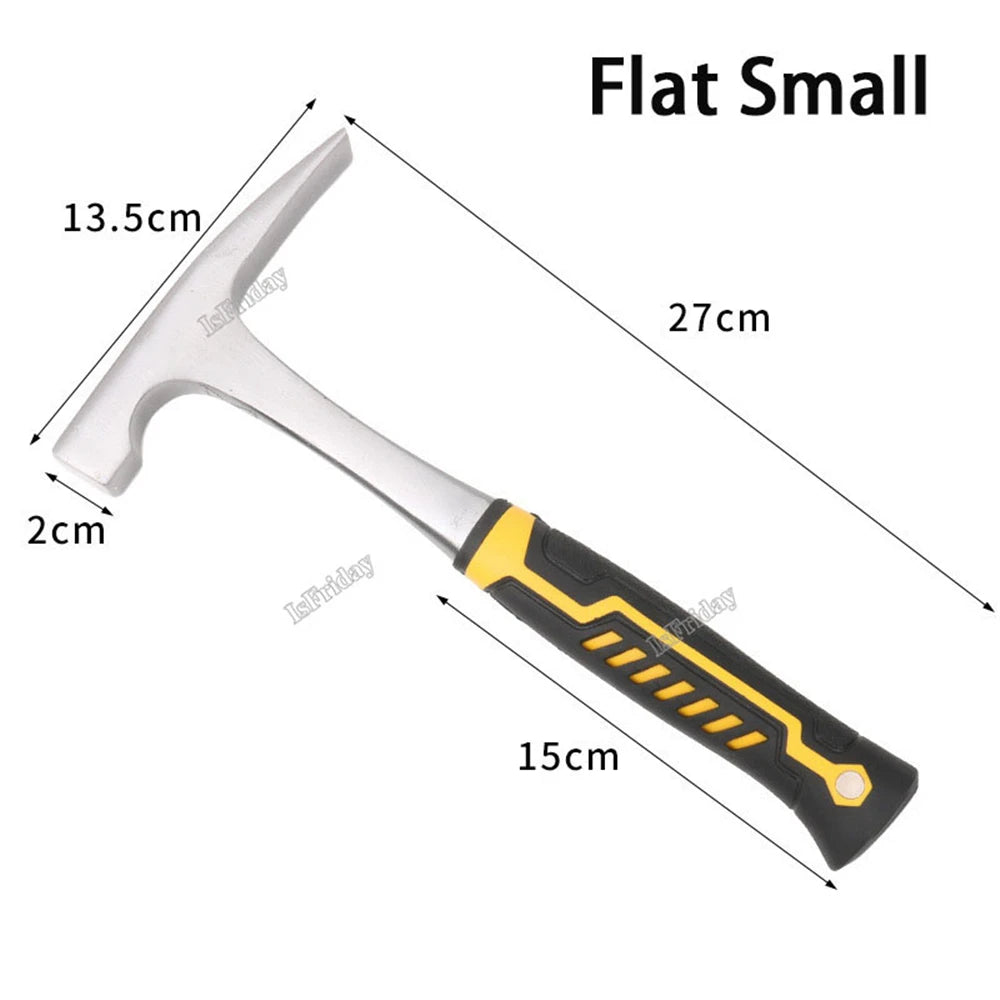 Mini Martelo de Garra Profissional Martelo Geológico Ferramenta Multifuncional.