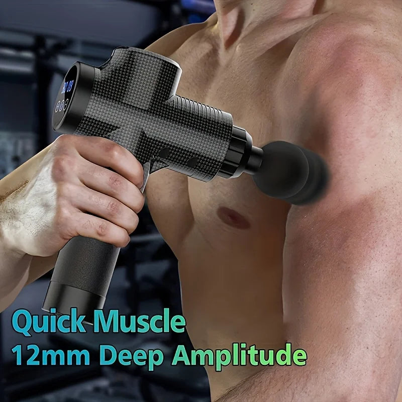 Pistola de massagem de 30 níveis, relaxamento muscular profundo