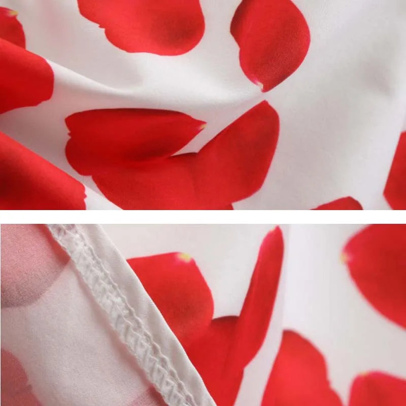Vestido de verão feminino sem mangas estampa floral