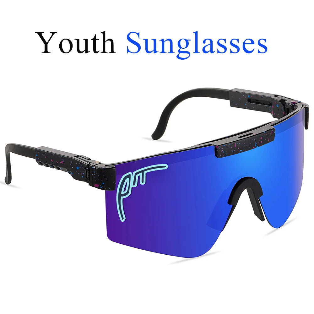 Óculos de sol PIT Viper Outdoor Youth UV400 para homens e mulheres,
