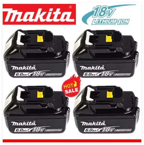 batteryBateria original Makita, bateria recarregável de 18 V 9,0 Ah.