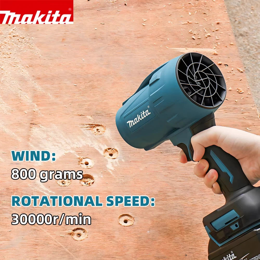 Makita 30000RPM ,Turbo Jet Fan 18V Espanador de ar elétrico sem bateria.