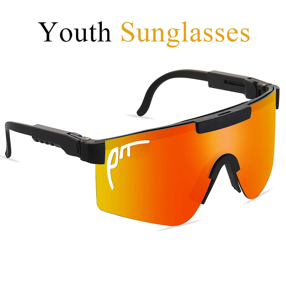 Óculos de sol PIT Viper Outdoor Youth UV400 para homens e mulheres,