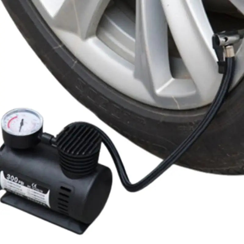 Compressor de ar portátil para carro, 300 psi, bomba de ar de 12 V.
