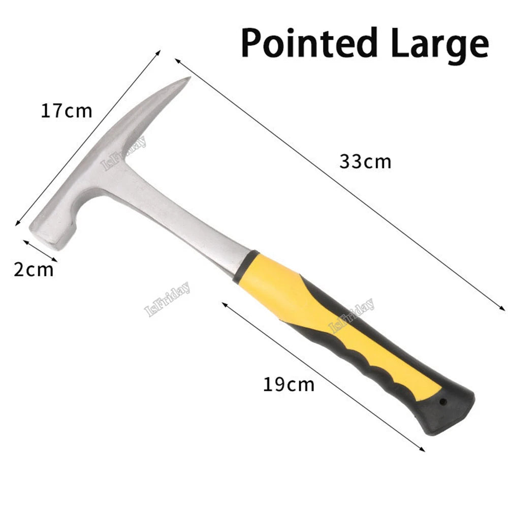 Mini Martelo de Garra Profissional Martelo Geológico Ferramenta Multifuncional.