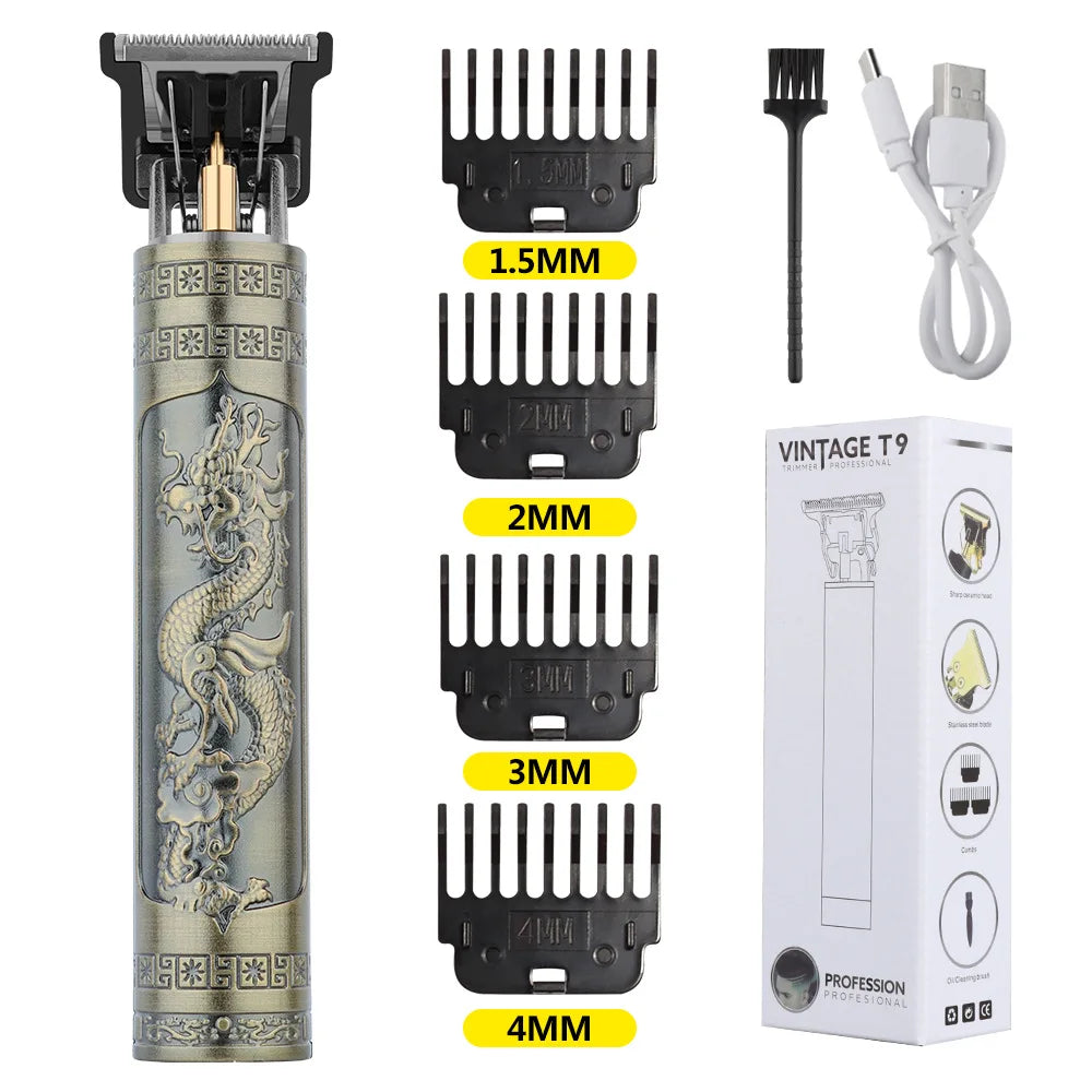Conjunto de máquina de corte de cabelo original Retro , aparador capilar
