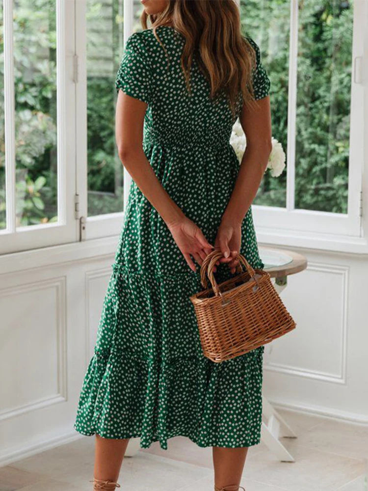Vestidos com manga e estampa fofa