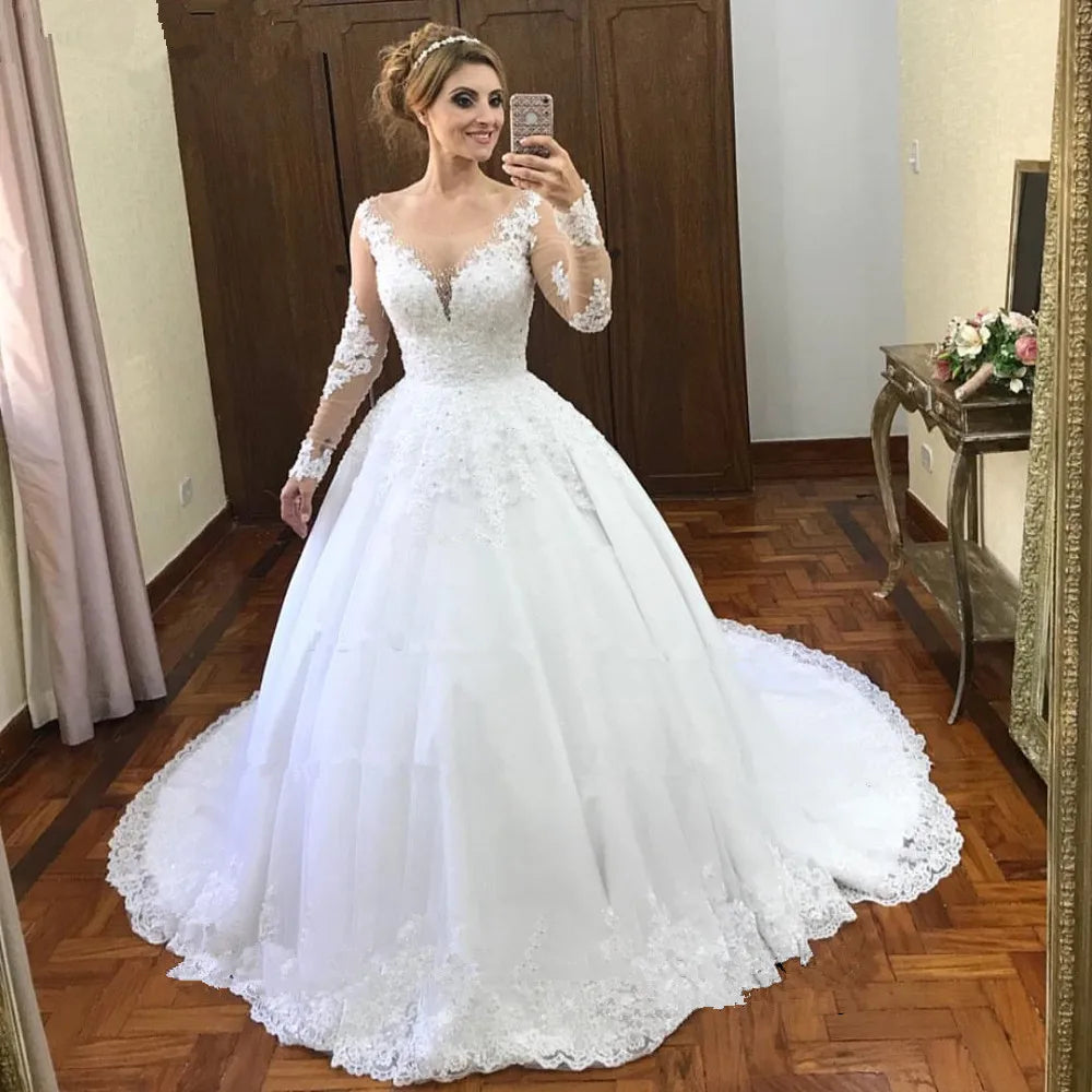 Vestido de noiva renda vestido de casamento