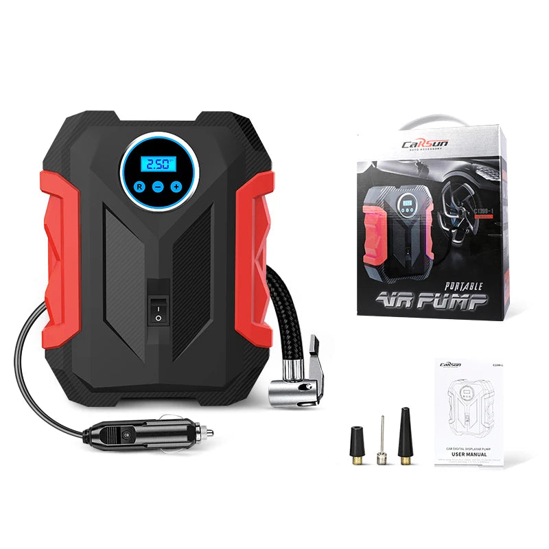 Compressor de ar portátil para automóvel.