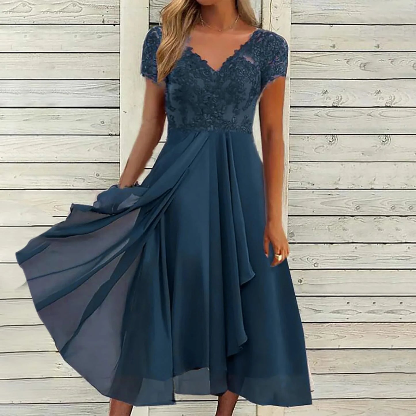 Vestidos Largos Vestidos para mulheres, elegante de renda.