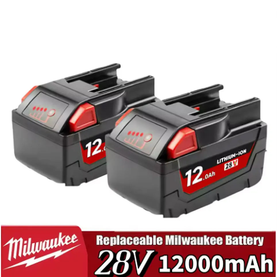 Bateria de íon-lítio de substituição,de 28 V e 12,0 Ah para Milwaukee.