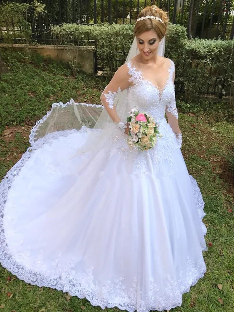 Vestido de noiva renda vestido de casamento