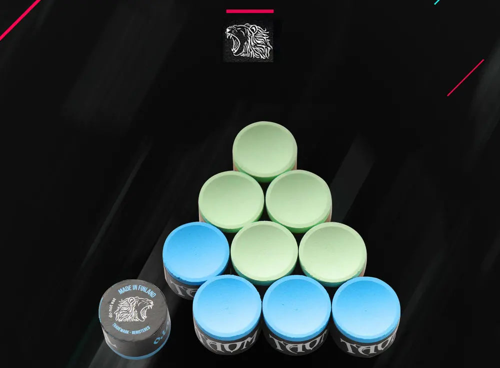 Taco profissional redondo TAOM Bilhar Snooker Chalk