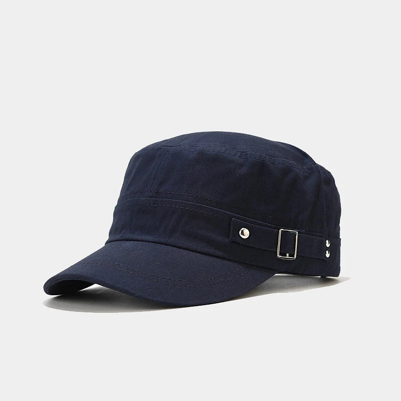 Boné de beisebol vintage masculino, chapéu de cano alto, algodão lavado, respirável