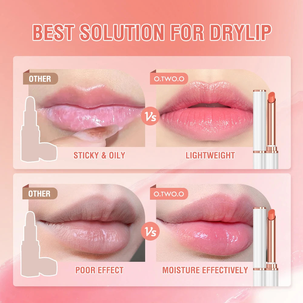 labial hidratante que muda de cor Batom de cera de abelha natural.