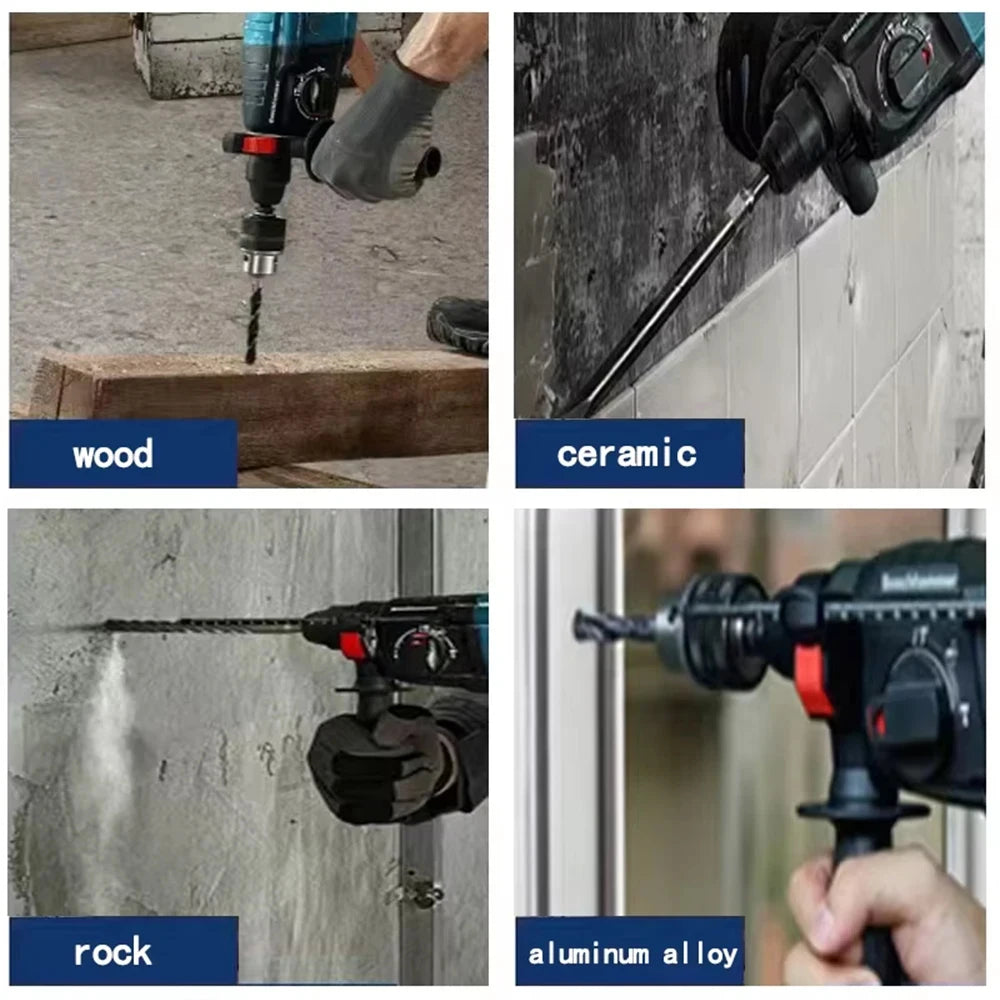 Furadeira elétrica, sem escova de 26 mm, multifuncional makita.