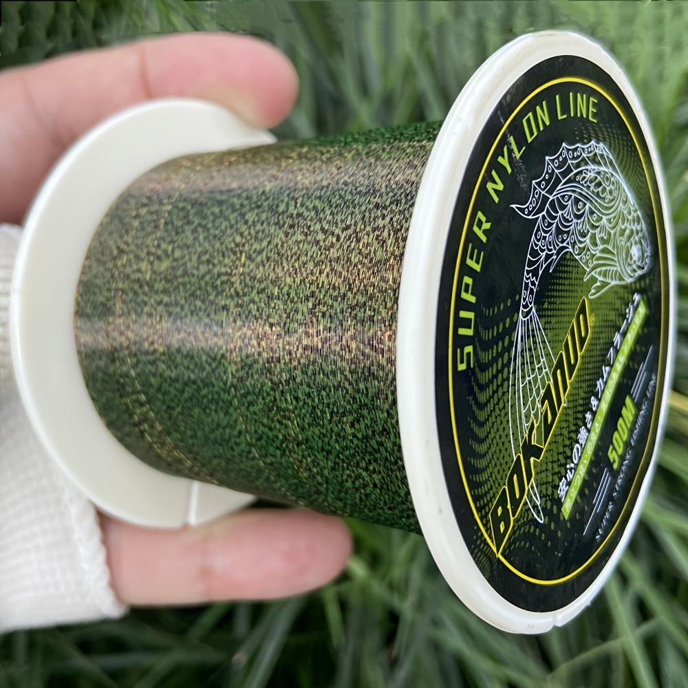 Linha de pesca invisível de 547 jardas/500 m, linha de pesca monofilamento resistencia pura