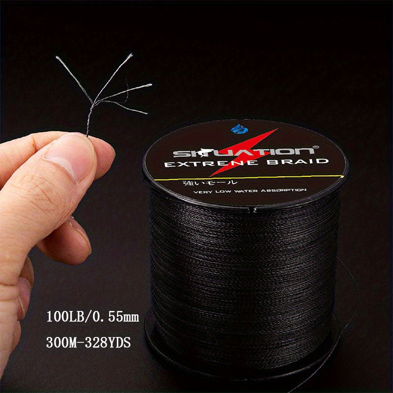 Linha de pesca resistente e suave de 500 m/1640 pés, linha trançada