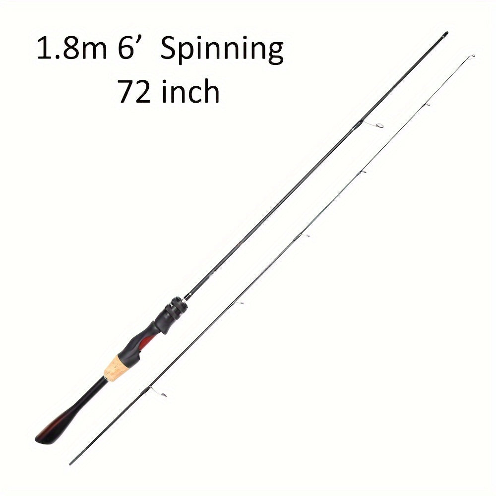 Vara de pesca ultraleve para pesca de crappie com cabo cônico
