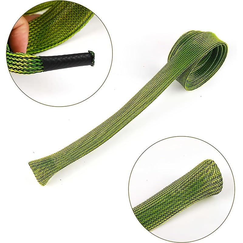 Pacote com 12 capas para varas de pesca em malha trançada - protege varas de arremesso e spinning, ideais para pesca marítima e armazenamento de equipamentos